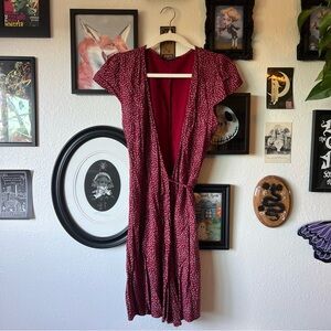 brandy melville wrap mini dress